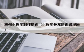 普洱郴州小程序制作培训（小程序开发培训课程班）